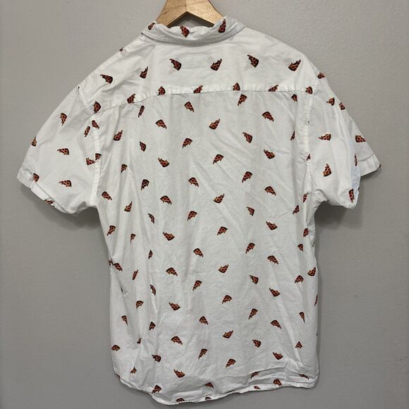 Molokai Surf Co. Pizza Button Down Mens Sz XL - Picture 2 of 5